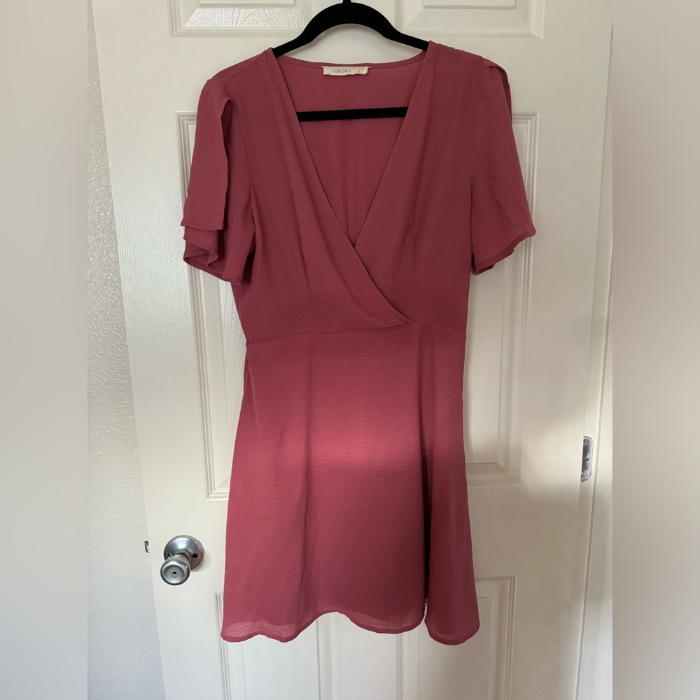 Bohme Flutter Sleeve Dress